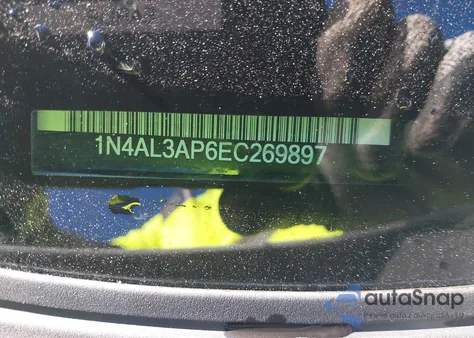 2014 Nissan Altima 2.5 Sv from USA, damaged, VIN 1N4AL3AP6EC269897